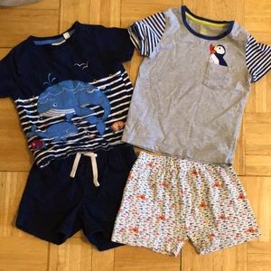 Adorable lot of ocean-whale, fish, puffin-outfits